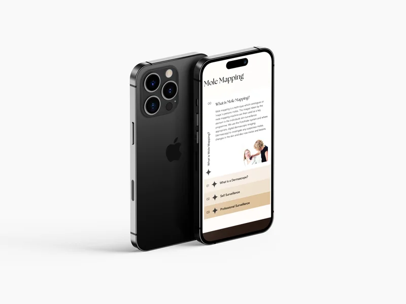 CB Dermatology mobile view