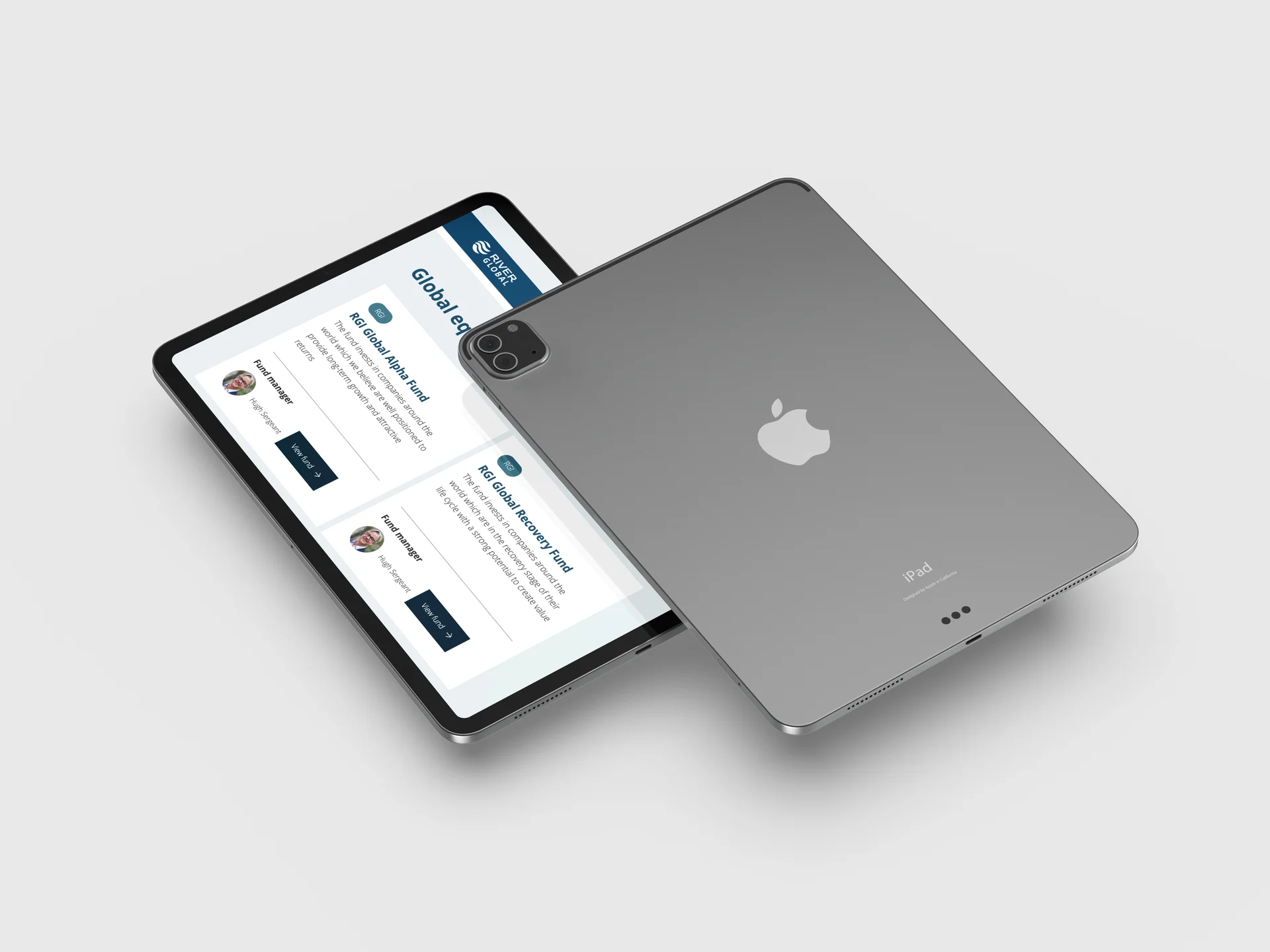 River Global desktop view